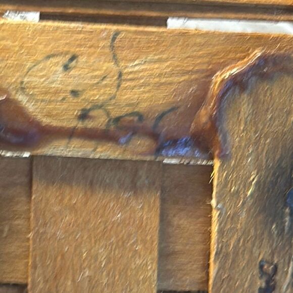 Vintage Longaberger Basket Key Holder Door Hanger Wall Hanger 4” x4” - Picture 7 of 7